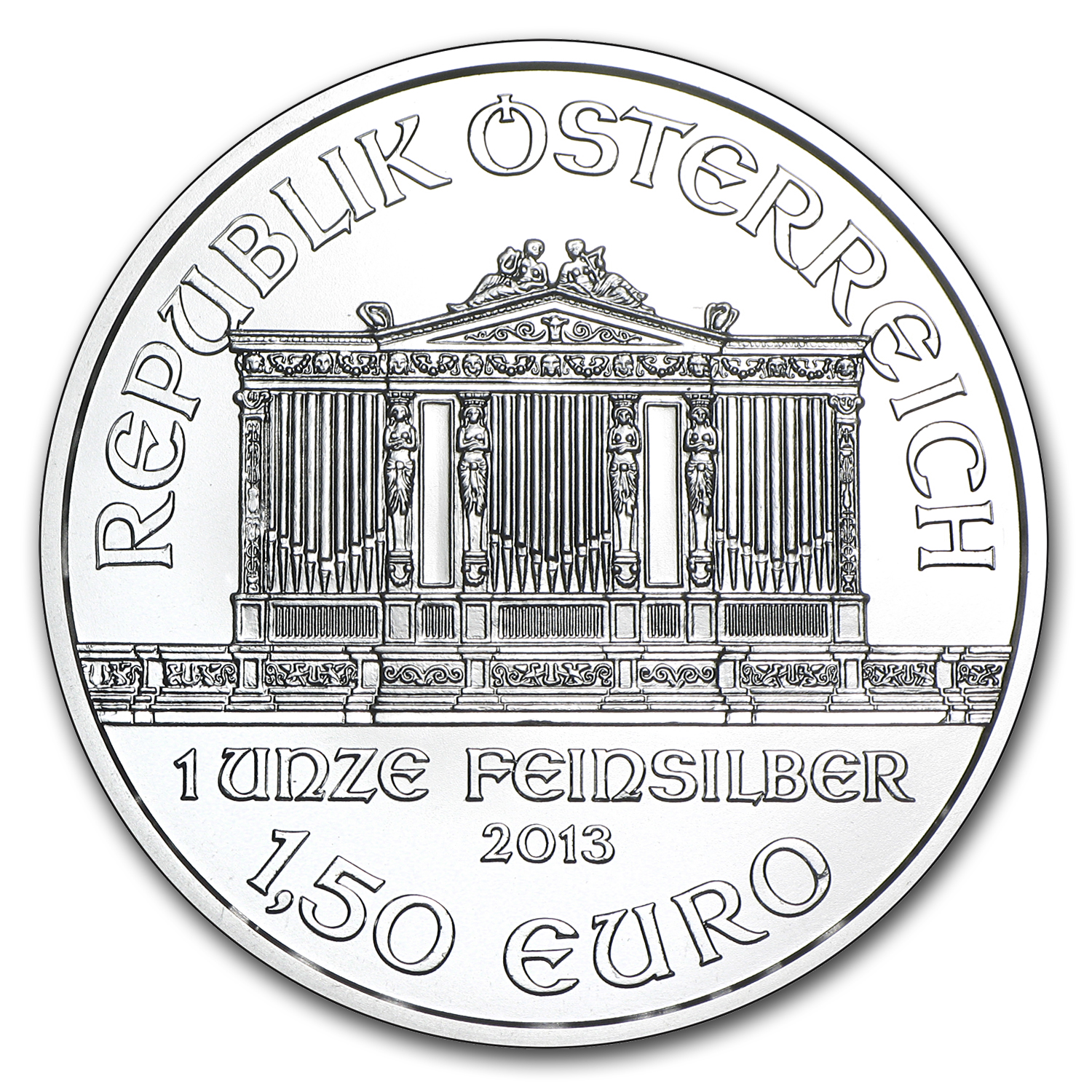 2013 Austria 1 oz Silver Philharmonic BU .999 Pure | eBay